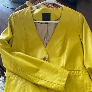 Limited leather blazer size small